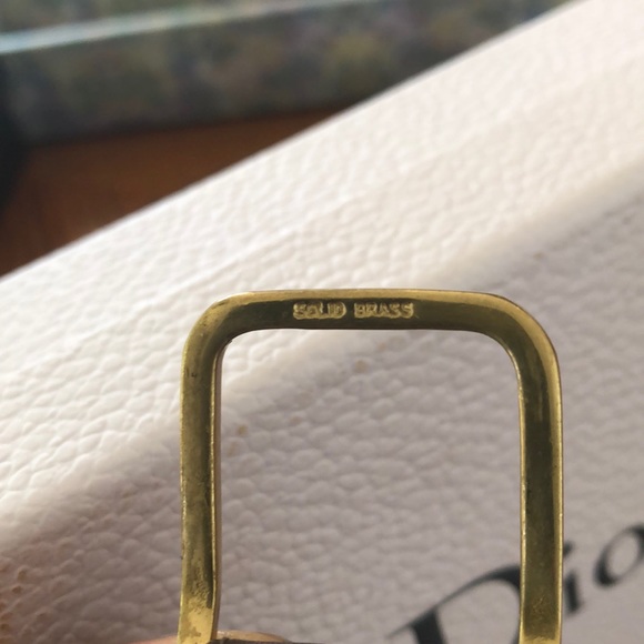 Christian Dior Leather Belt